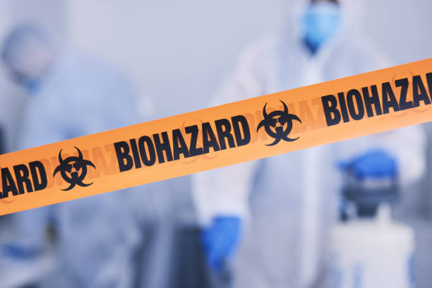 Professional Biohazard Cleanup technician working in Yettem, CA